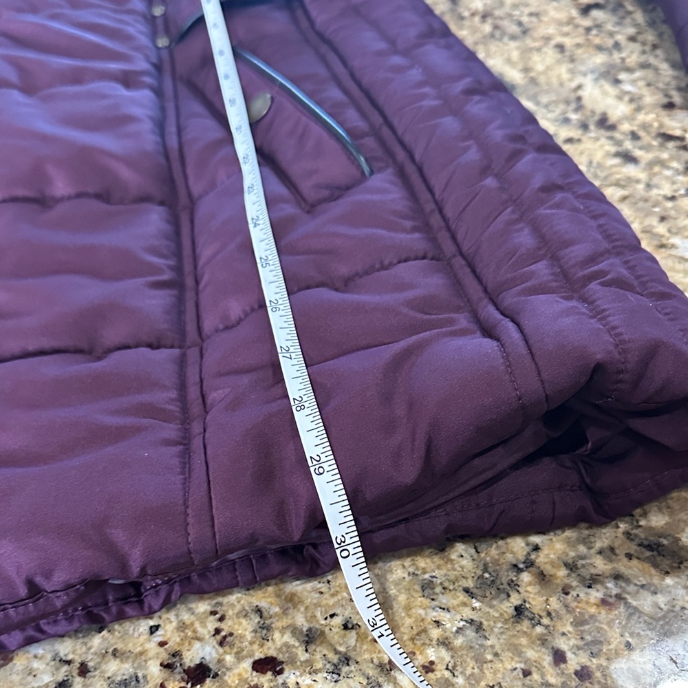 Stylish Purple Puffer Jacket - Picture 8 of 9